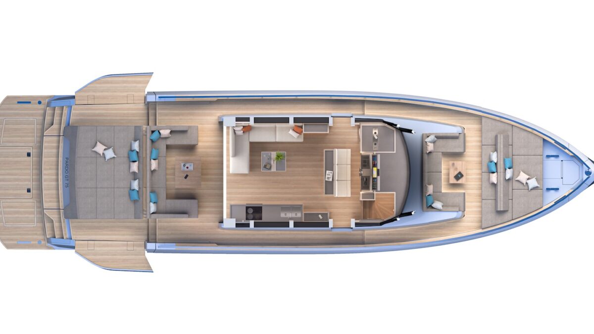 1 Pardo GT75 configuration galley up