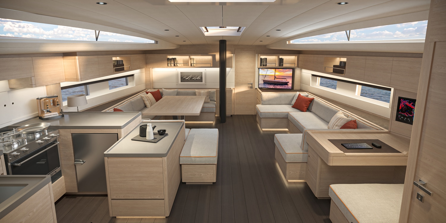 cantiere del pardo GS65 Performance intérieur