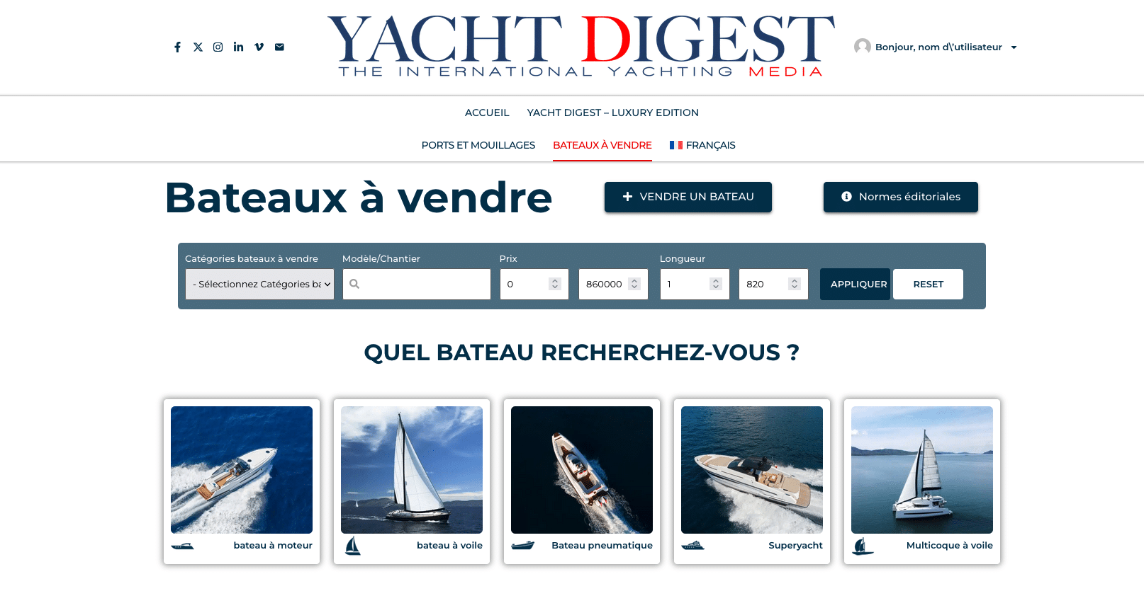 Bateaux à vendre : la nouvelle vitrine des occasions devient encore plus complète